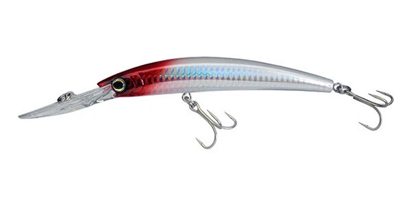 Yo-Zuri Deep Diver Crystal Minnow 90mm Floating Striper Lure R1134-hrh Red Head