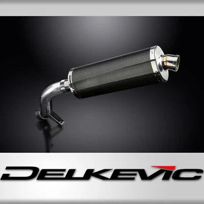 BMW R1200GS 2004-2009 Delkevic Slip On 14" Kit de silenciador de escape de carbono ovalado Foto 1 de 4