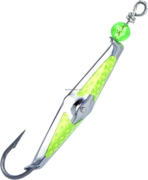 Clarkspoon 1rbms-cf Flash Scale Chrome Chartreuse Fishing Lure