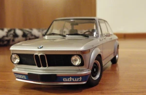 Minichamps 155026201 1/18 BMW 2002 Turbo 1973 Argento 1:18 - Foto 1 di 5