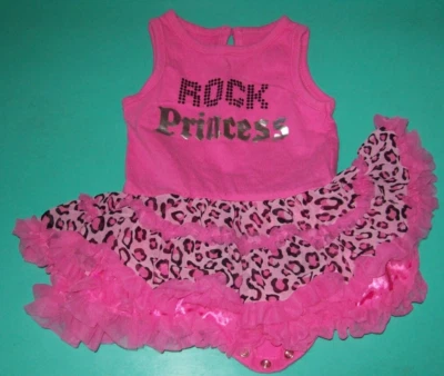 Bebé Glam Hacerlos Baba Bebés Niñas 1 pieza Rock Princess Tutú talla 3 Meses Foto 1 de 4