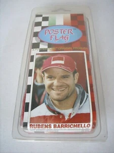 POSTER FLAG RUBENS BARRICHELLO BANDIERA - Foto 1 di 2