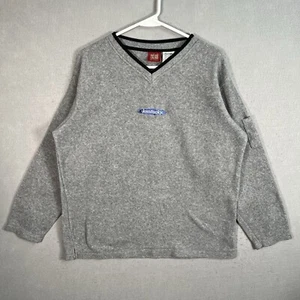VTG Red Oak Fleece Kentucky Wildcats V Neck Sweater Womens XL Gray Sweatshirt - Picture 1 of 9