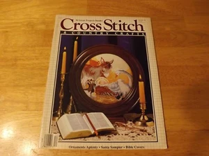 CROSS STITCH & COUNTRY CRAFTS Nov/Dec 1988 NATIVITY SAMPLER + 35 MORE CHARTS - Picture 1 of 9