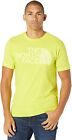 The North Face Men's Half Dome Tri-Blend Sulphur Green Short Sleeve Shirt Size L