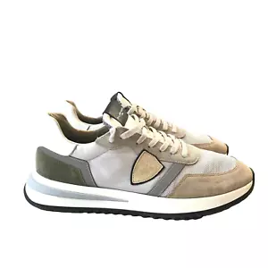 Philippe Model Monte Carlo Sneakers Trainers Mens 45 11 Gray White Low Top Shoes - Picture 1 of 14