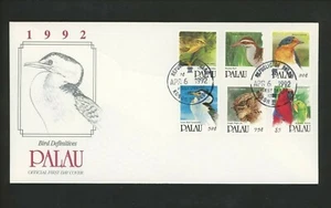 Postal History Palau FDC #266-283 SET OF 4 Bird Definitives animals 1992 - Picture 1 of 5