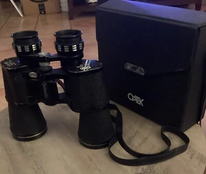 OPTEX OPTIMATIC 10 X 50 BINOCULARS MODEL 135 FIELD 367 @ 1000 With Case - Picture 1 of 7