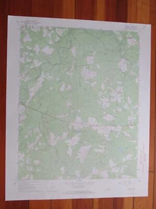 Mapa Topográfico Sussex Virginia 1968 Original Vintage USGS - Imagen 1 de 1