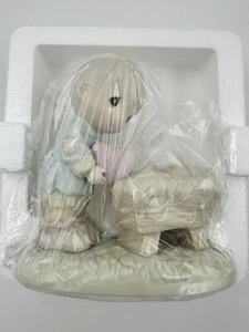 Precious Momemts- "I'LL GIVE HIM MY HEART"  Shepherd Boy Porcelain NIB. - Picture 1 of 4
