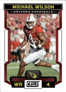 Michael Wilson 2023 Score Football - #362 RC - Arizona Cardinals / Stanford - Picture 1 of 2