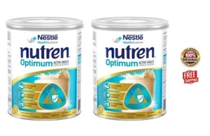 2X Nestle NUTREN OPTIMUM Complete Nutrition 800g Vanilla Flavor - FREE SHIPPING - Picture 1 of 6