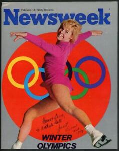 JANET LYNN signed 1972 Newsweek Magazine Cover | Olympic Great - Autograph