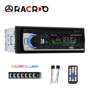 1DIN AUTORADIO MIT BLUETOOTH FREISPRECHEINRICHTUNG USB AUX SD MP3 Fernbedienung - Bild 1 von 11