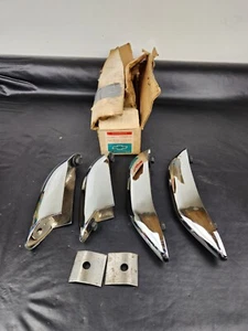 SET GM NOS 1971-1973 Chevrolet Vega GT FRONT REAR Bumperettes Bumper Guards - Picture 1 of 9