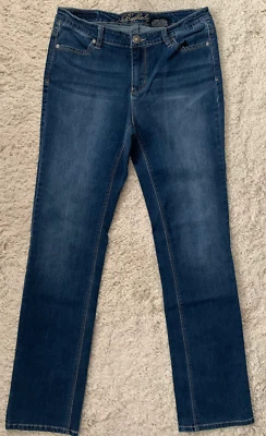 Pantalones de mezclilla para mujer BUFFALO David Bitton "Misha" talla 8x32 tiro medio pierna recta Foto 1 de 4