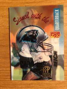 1995 Sportflix Artist's Proof Frank Reich Carolina Panthers Maryland Terrapins - Bild 1 von 1
