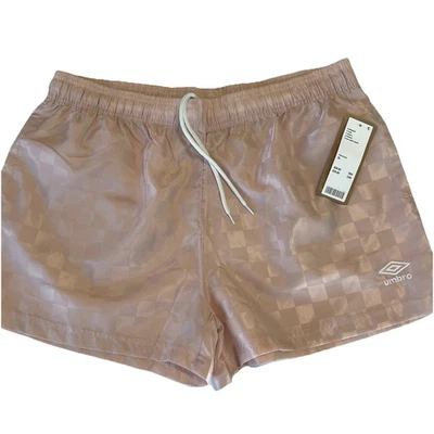 Pantalones Cortos Umbro XL Rosa Tonal Cuadros Mujer’s Bolsillos con Cordón Gimnasio Nuevos con Etiquetas Foto 1 de 4