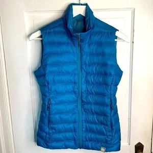 REI Co-Op Women’s Down Vest in Turquoise Blue W-189 Size XS - Picture 1 of 8