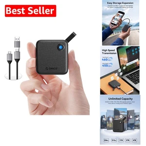 Travel-Ready 512GB External SSD with Status Indicator & Fast Transfer Rate - Picture 1 of 10