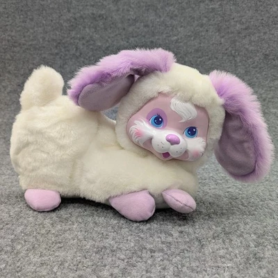 VTG Kenner Check Up Puppy Plush Purple White 1994 Veterinarian Hasbro Rare - Image 1 of 4