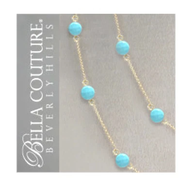 RARO NUEVO BC® ORO AMARILLO 18K TURQUESA DIAMANTE ROSECUT DE COLECCIÓN ENCANTO PULSERA CADENA Foto 1 de 4