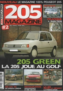 205 MAGAZIN 2 PEUGEOT 205 GTI 1.6 115PS 205 GRÜN ZAHNRIEMENWECHSEL - Bild 1 von 3
