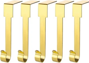 5 Pieces Christmas Stocking Holders Mantel Stocking Hanger Fireplace Hanger Grip - Picture 1 of 6