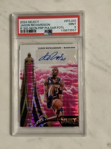 2024-25 Panini Select Jason Richardson In Flight Signatures Purple Puls FOTL /15 - Picture 1 of 2