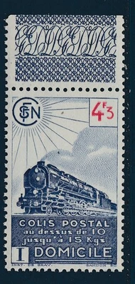 timbre France colis postaux     4f30  bleu   de 1944  num 213  neuf  ** - Photo 1/2