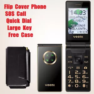 Unlocked 4G Senior Old Man Cellphone SOS Flashlight Loud Sound Big Key Phone NEW - Picture 1 of 14