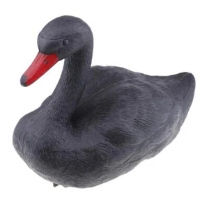 Foldable Floating 3D Swan Hunting Decoy Garden Pest Deterrent Repeller Decor for - Picture 1 of 7