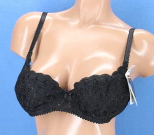 Felina Impressions Underwire Padded Insert Lace Balconette Bra Size 34A #E681 - Picture 1 of 6