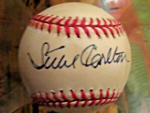 Steve Carlton signed baseball
