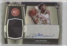 2019-20 Panini Obsidian Jersey Patch 39/99 Cam Reddish #207 Rookie Auto RC