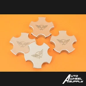 Chevrolet Corvette 2000-2004 OEM Silver Set of 4 Center Caps 9593475 - Picture 1 of 6