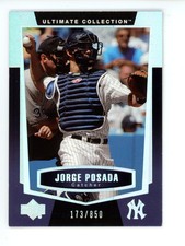 2003 Upper Deck Ultimate Collection   Jorge Posada /850 #78 New York Yankees