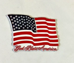 American Flag God Bless America Rubber Refrigerator Magnet S3 - Picture 1 of 2