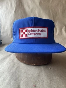 Vintage Ralston Purina Hat Snapback Trucker Cap USA - Picture 1 of 6