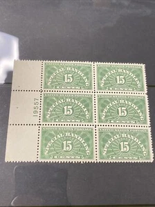 Bloque de placas 15C de manejo especial EE. UU. QE2 extra fino como nuevo nunca bisagras - Imagen 1 de 2
