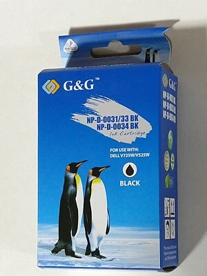 Black Dell Series 31 32 33 34 High Yield lnk Cartridge V725W V525W Printer New! - Image 1 of 4