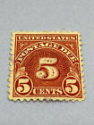 Us 1931 5C Postage Due Us Stamp Red