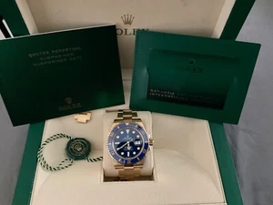 mens solid gold 2023 New Bluesy # 126618LB rolex watch gold...it's Perfect - Picture 1 of 11