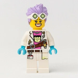 New LEGO J.B. Watt Scientist Large Smile / Annoyed Minifigure Hidden Side hs002 - Picture 1 of 2