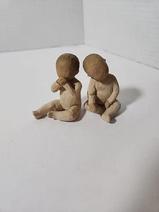 Willow Tree 2007 TWO TOGETHER Twin Babies Demdaco Susan Lordi #26188 No Box - Picture 1 of 7
