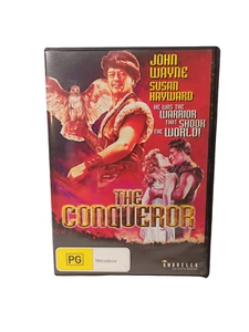 The Conqueror (DVD 1956) Adventure War Romance Biography Mongol Wayne R4 VGC - Picture 1 of 10