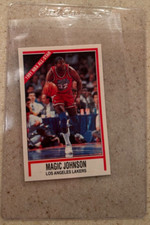 1991-92 Panini Album Stickers Magic Johnson #90 HOF