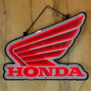 Honda Racing LED Flex-Neon Look Sign - Motocross - Supercross - MotoGp - F1 - Picture 1 of 3
