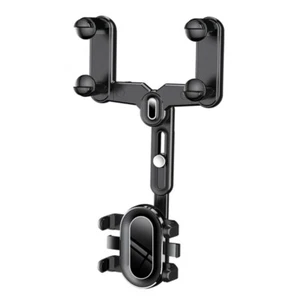 Car Phone Holder Rearview Mirror Mount 360° Adjustable GPS Rear Headrest Bracket - Zdjęcie 1 z 8