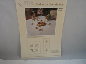 Frankfurter Arbeiten FHA Modell 3108 gezählt Kreuzstich quadratisch Tischläufer - Bild 1 von 4